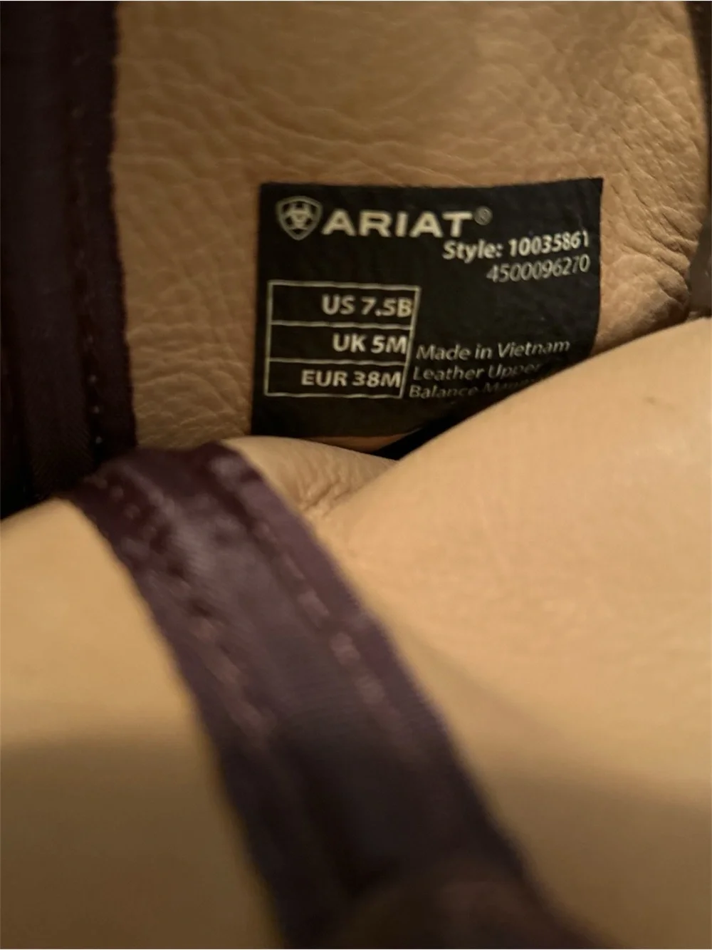 Ariat Fatbaby Heritage Fay leopard print boot Women’s US 7 1/2